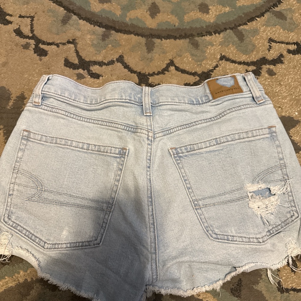 American Eagle Light Wash Denim Shorts